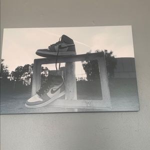 12X18 JORDAN 1 PHOTO MOUNT PHOTO black and white
